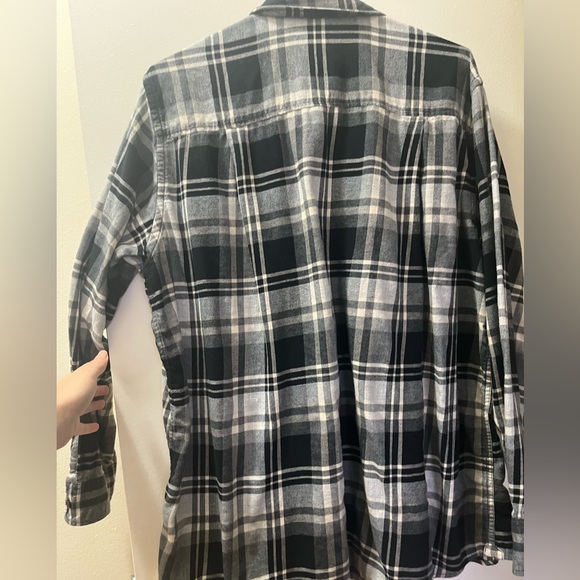 Uniqlo 100% Cotton Flannel Plaid Button Down Shirt - Picture 5 of 5